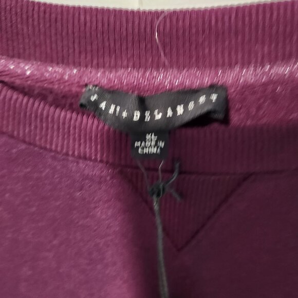 Jane & Delancey NEW Cranberry Women's Long Sleeve Soft Pullover Sweatshirt- XL - Picture 3 of 8